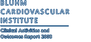 Bluhm Cardiovascular Institute - Clinical Activities and Outcomes Report 2008